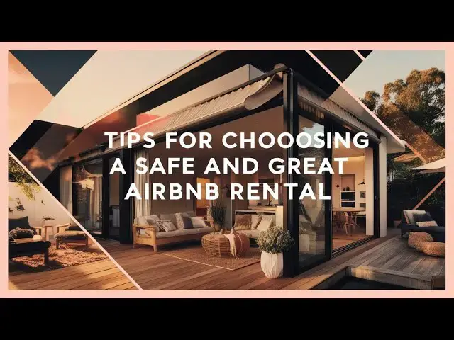 Video thumbnail for How to Choose the Perfect Airbnb: Tips for Finding Safe & Great Rentals.