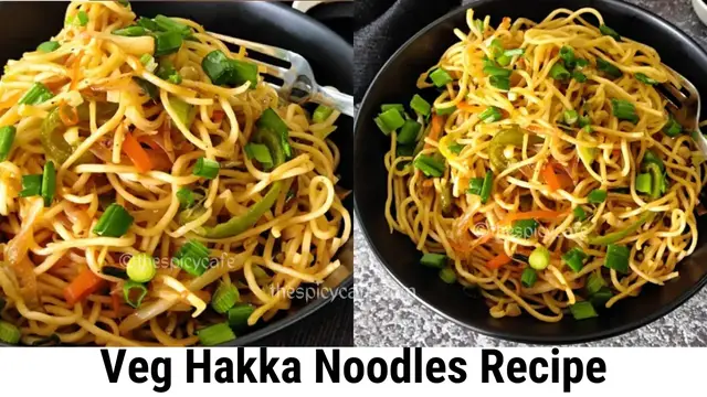 'Video thumbnail for Veg. Hakka Noodles'