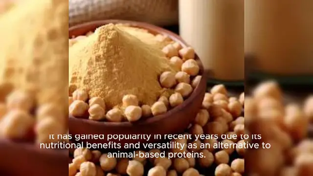 Video thumbnail for Chickpea protein , Plant-Based Protein Powders