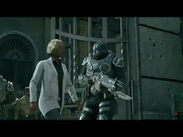 Video thumbnail for Gears of War: E-Day - Act 2 Chapter 2: Dr. Fabbri Intro Cutscene - Bryce Valen Verification Question