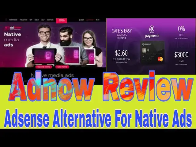 Video thumbnail for #Adnow Review - High Paying ad Network | Best #Adsense alternative for Native Ads
