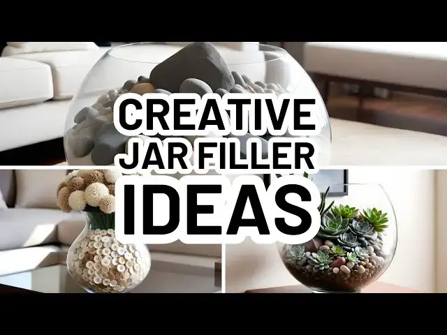 'Video thumbnail for What To Put In Large Glass Jars For Decoration | CREATIVE HOME DECOR IDEAS'