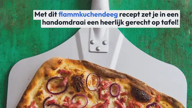 Video thumbnail for Zelf flammkuchen deeg maken – recept