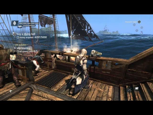 Video thumbnail for Assassin's Creed IV: Black Flag - Jackdaw Navel Battle (Board 3 Ships Including Frigate) Epic Fail