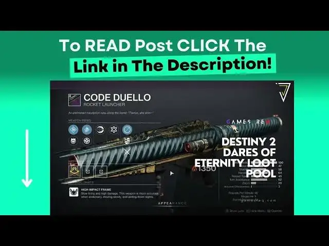 Video thumbnail for Dares Of Eternity Loot Pool: Weapons – How to Get Rewards
