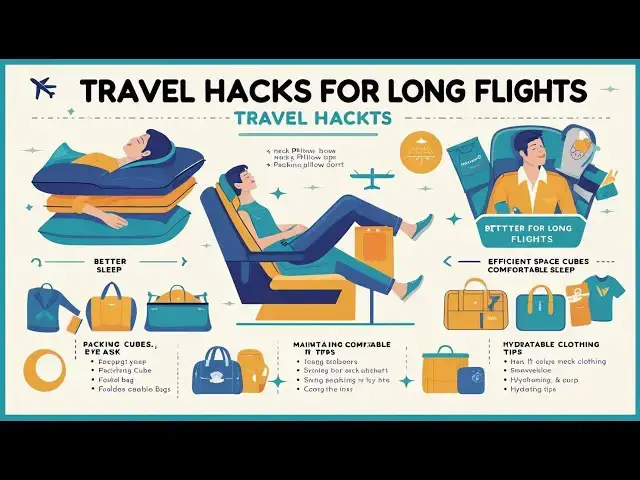 'Video thumbnail for Travel Hacks for Long Flights – Sleep Better, Save Space & Stay Comfortable on Any Airplane!'