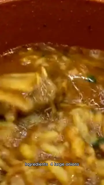 Video thumbnail for french onion soup recipe