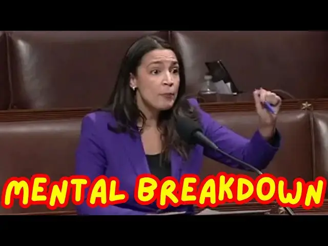 'Video thumbnail for 'So Desperate' - AOC Has Unhinged Meltdown During House Rant'