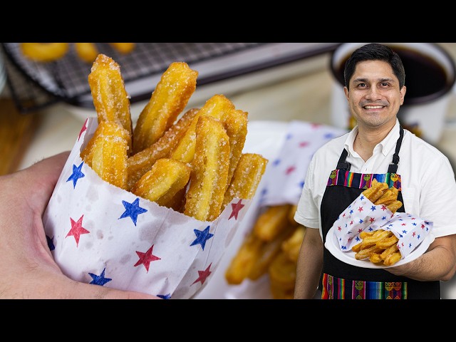 Video thumbnail for Churros Guayaquileños Tradicionales | Crujientes por Fuera, Suaves por Dentro |  KWA