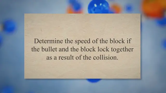 Video thumbnail for Inelastic collisions in one dimension – problems and solutions