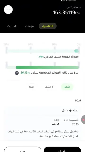 'Video thumbnail for الاعلي عائد علي ثاندر صندوق النقد من العربي الافريقي بريق #بريق #ثاندر'