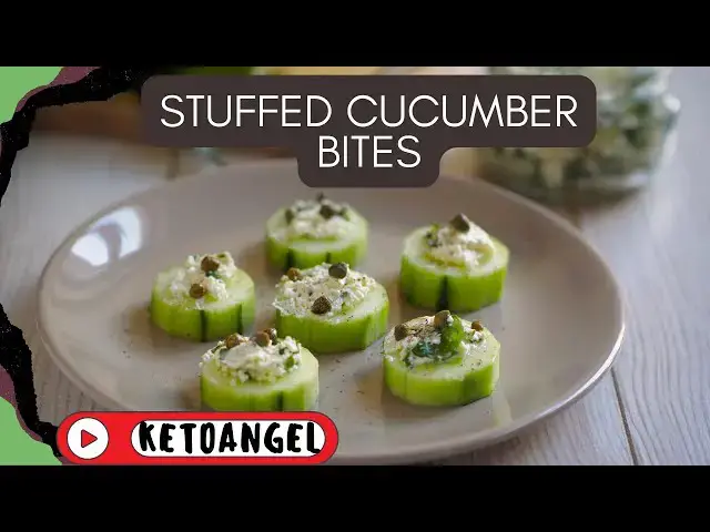 Video thumbnail for Stuffed Cucumber Bites: A Refreshing and Easy Party Appetizer