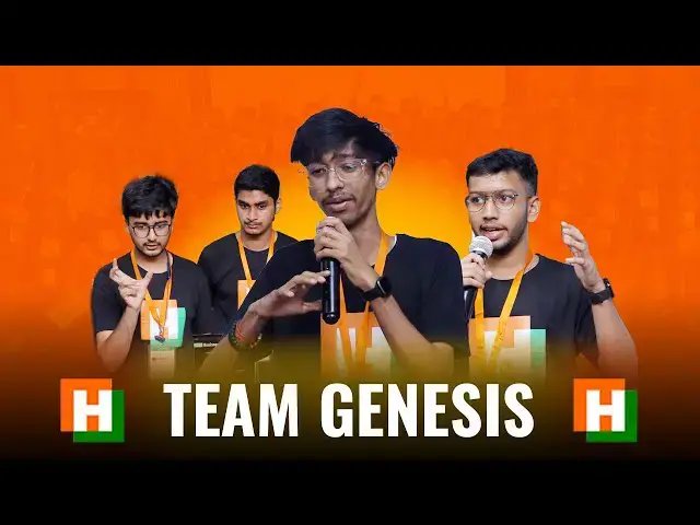 'Video thumbnail for Team Genesis Came and Concurred HackIndia 😲'