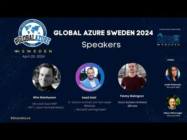'Video thumbnail for Global Azure Sweden 2024'