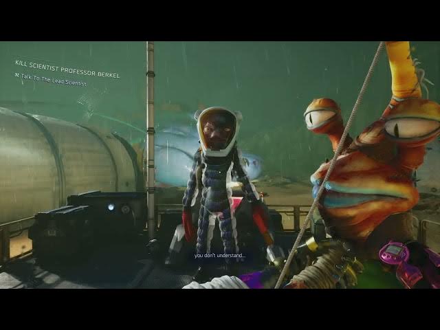 Video thumbnail for High On Life 2 - Kill Scientist Professor Berkel: Talk To Meesa Doctor Jar Jar Binks Bowie Sequence