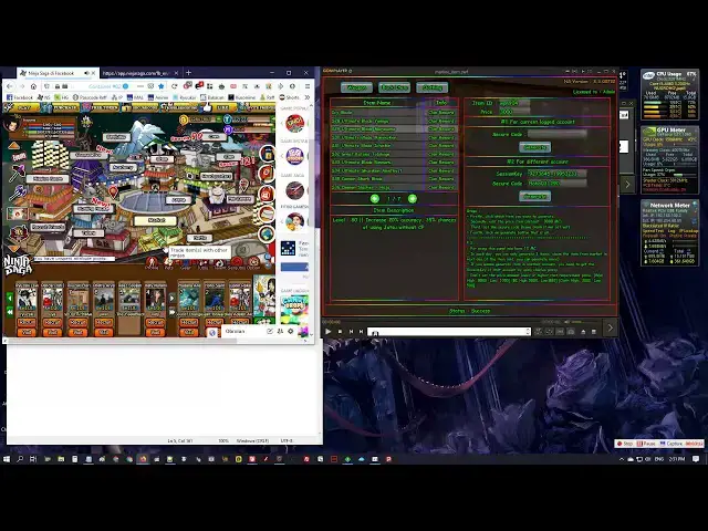 Video thumbnail for [Ninja Saga] How to use Market Item panel