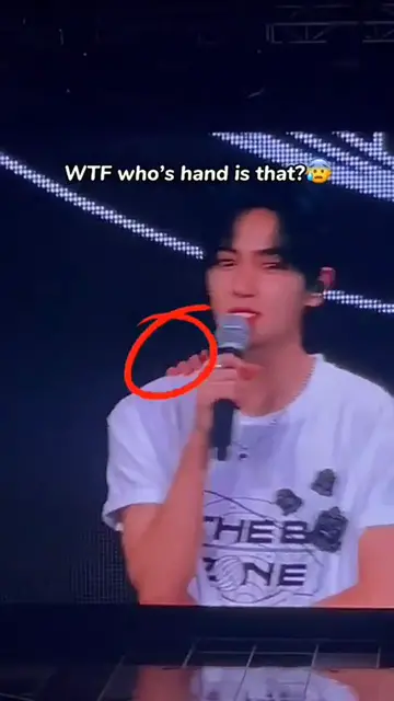 Video thumbnail for Hyunjae de THE BOYZ tem mão misteriosa em seu ombro, seria fantasma?