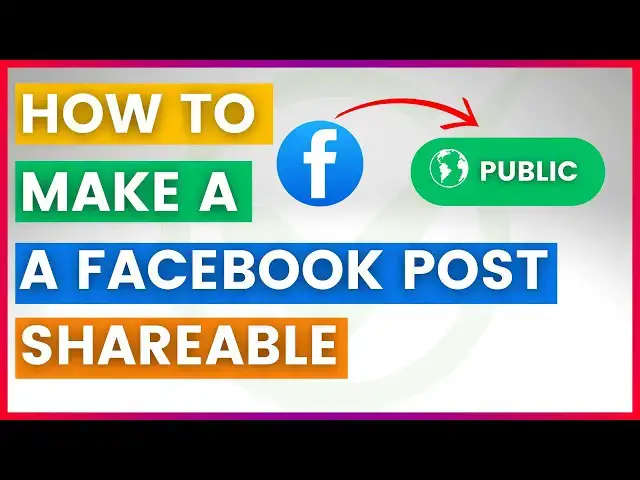 Video thumbnail for How To Make A Post Shareable On Facebook (in 2025)
