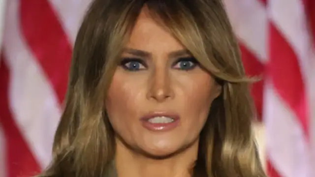 'Video thumbnail for Melania Trump Was Quick To Do This After Landing In Florida'