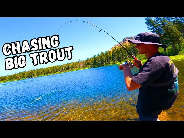 'Video thumbnail for Chasing BIG Trout Fishing Mammoth Lakes'