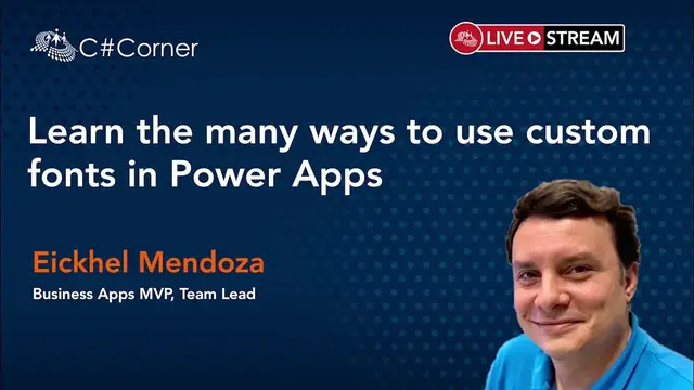 'Video thumbnail for Learn the many ways to use custom fonts in Power Apps || Power Platform Virtual Conference'