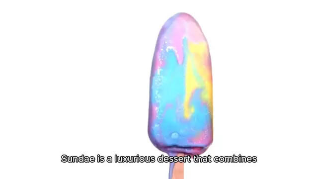 'Video thumbnail for Golden leaf ice cream sundae recipe '