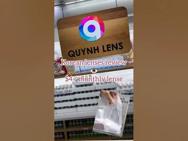 'Video thumbnail for Testing Korean Contact Lenses from Quỳnh Lens | Unboxing + Review'