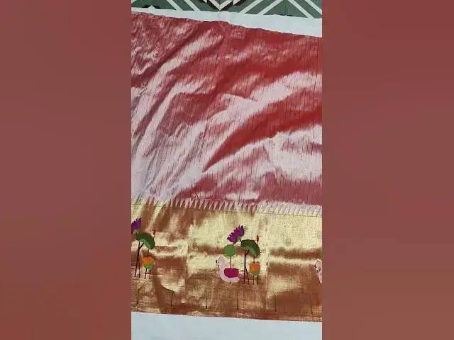 Video thumbnail for unstitched paithani Lehenga #wedding #lehenga #lehengalove