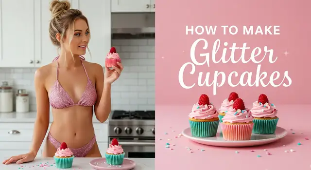 'Video thumbnail for How to Make Glitter Cupcakes'