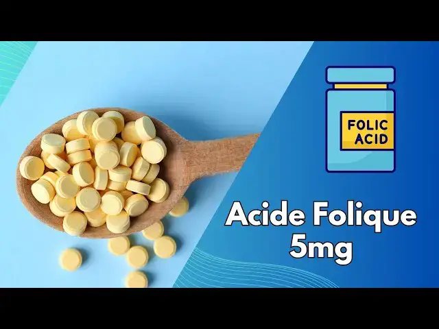 Video thumbnail for Acide Folique 5mg : Un Complément Indispensable pour Votre Santé