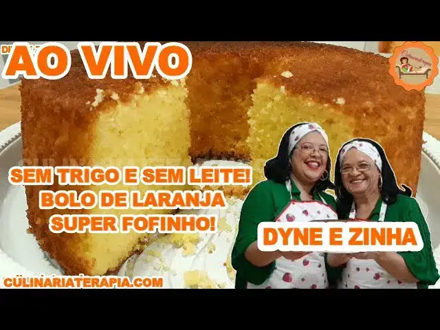 Video thumbnail for BOLO FOFINHO DE LARANJA SEM GLÚTEN E SEM LACTOSE