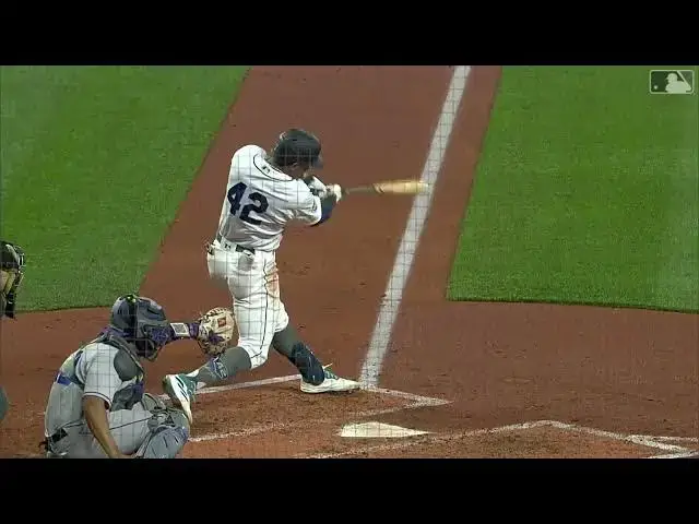 'Video thumbnail for Julio Rodriguez CRUSHES A BASES-CLEARING Three-Run Triple! | Seattle Mariners | 4/15/2023'