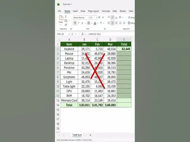 Video thumbnail for Amazing Excel Hack — Must‑Know for Productivity #excel #excelforbeginners #exceltips #excelshortcuts
