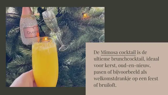 Video thumbnail for Mimosa en Buck’s Fizz