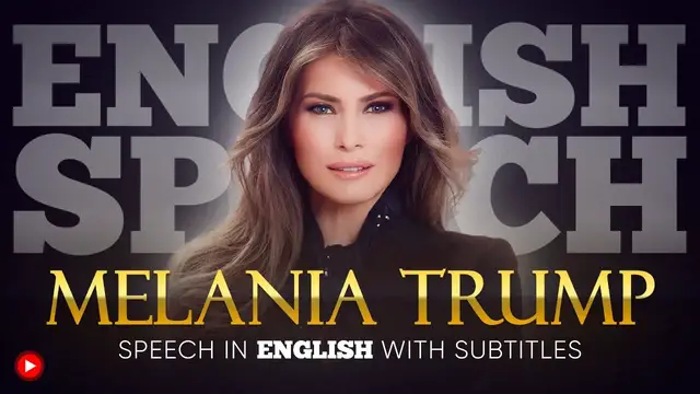 Video thumbnail for ENGLISH SPEECH | MELANIA TRUMP: Children's Welfare (English Subtitles)
