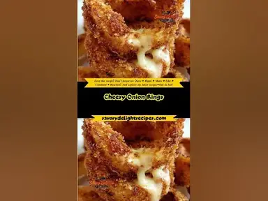 'Video thumbnail for Cheesy Onion Rings'