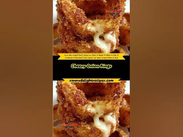 'Video thumbnail for Cheesy Onion Rings'