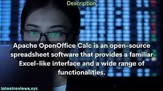 Video thumbnail for Excel Compatible Apache OpenOffice Calc