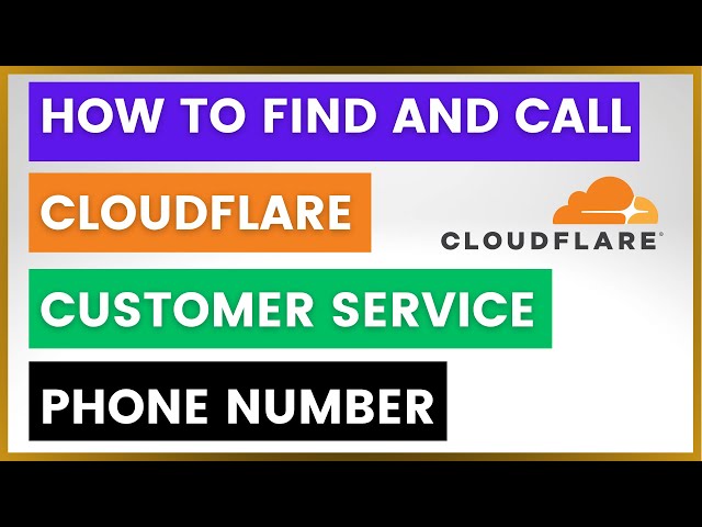 Video thumbnail for How To Find And Call Cloudflare Customer Service Phone Number? [in 2025]
