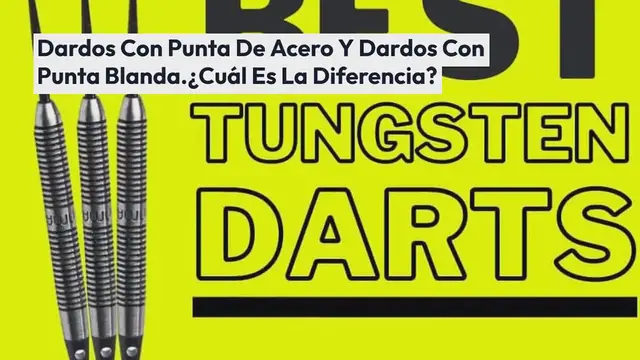 Video thumbnail for Dardos Con Punta De Acero Y Dardos Con Punta Blanda.¿Cuál Es La Diferencia?