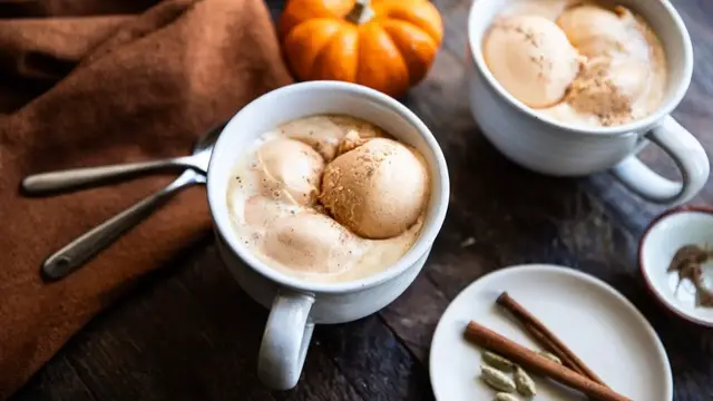 'Video thumbnail for Decadent Pumpkin Spice Affogato Recipe'