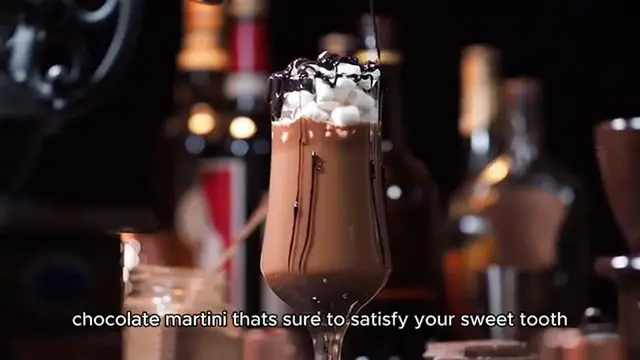 Video thumbnail for chocolate martini recipe