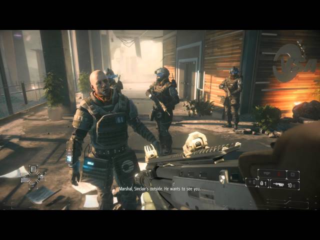 Video thumbnail for Killzone: Shadow Fall - Chap 4 The Patriot: Check Mainframe, Black Hand, Breacher, Meet Sinclair