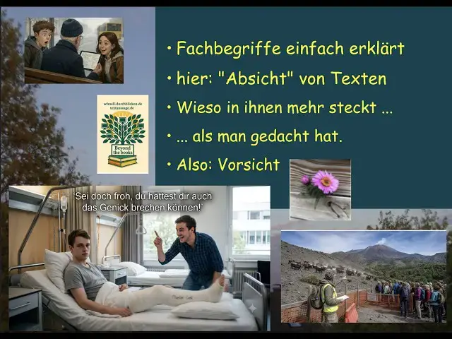 Video thumbnail for "Absicht" - Vorsicht: Was im Text steht, ist entscheidend - und "Absicht" hat auch ein Vulkan ;-)
