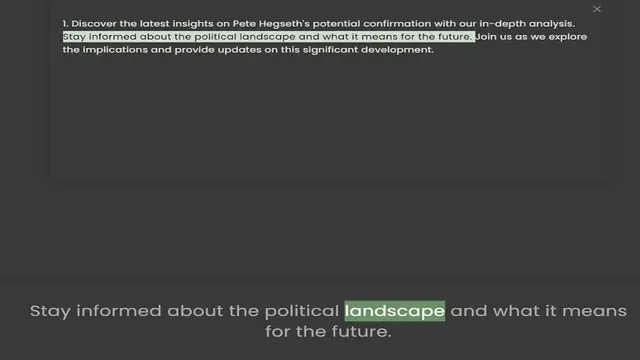 Video thumbnail for Stay informed about the political landscape and what it means for the future. Join us as we explore the implications and provide updates on this significant development.