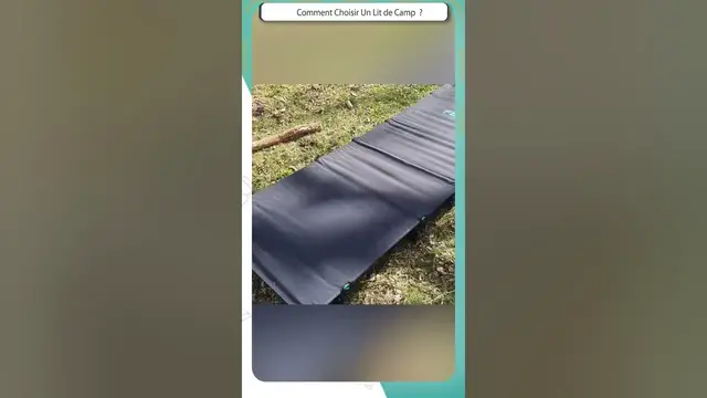Video thumbnail for 🛌 LIT DE CAMP - Les critères à prendre en compte ! 🥇