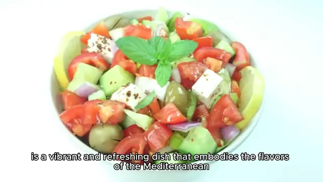 'Video thumbnail for Greek Salad Recipe'