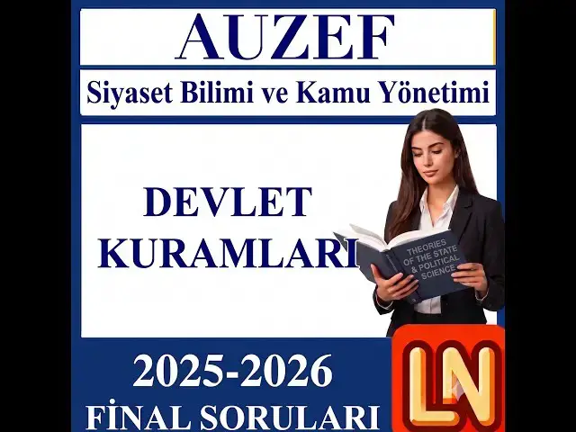 Video thumbnail for Devlet Kuramları 2025-2026 Final Soruları