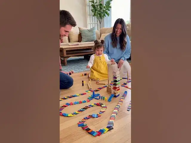 Video thumbnail for 😂🍼 “I’m Sorry Daddy” – Baby Girl and the Domino Disaster! 💖