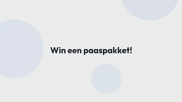 Video thumbnail for Win een Paaspakket!